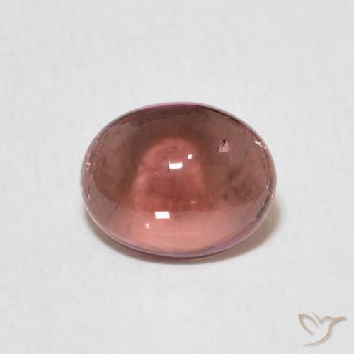 1.02ct 자연스러운 로즈 핑크 전기석, 타원형, 투명한