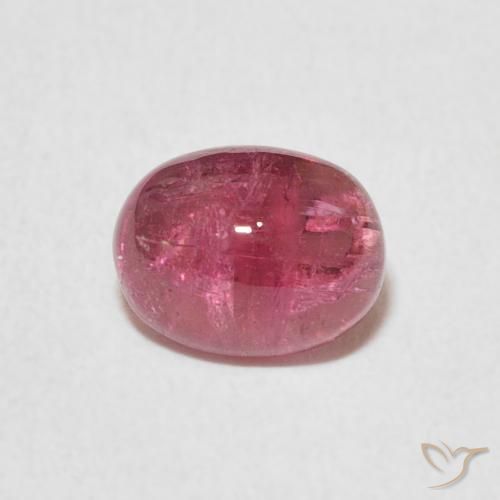 1.29ct 자연스러운 딥 크림슨 전기석, 타원형, 투명한