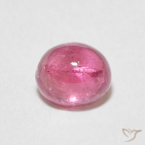 0.93ct 자연스러운 풍선껌 핑크 전기석, 타원형, 투명한