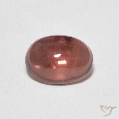 1.12ct 자연스러운 다크 핑크 전기석, 타원형, 투명한
