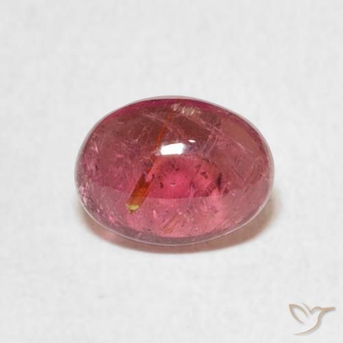 1.35ct 자연스러운 오렌지빛 핑크 전기석, 타원형, 투명한