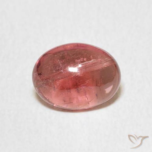 1.28ct 자연스러운 오렌지빛 핑크 전기석, 타원형, 투명한