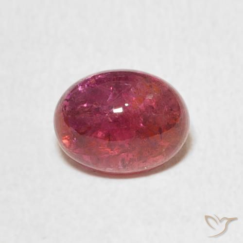 1.70ct 자연스러운 오렌지빛 핑크 전기석, 타원형, 투명한