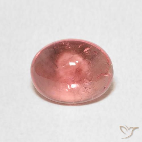 1.71ct 자연스러운 미디엄 핑크 전기석, 타원형, 투명한