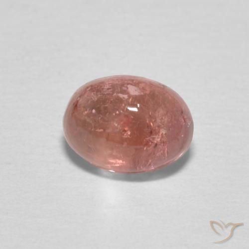 0.81ct 자연스러운 미디엄 핑크 전기석, 타원형, 투명한