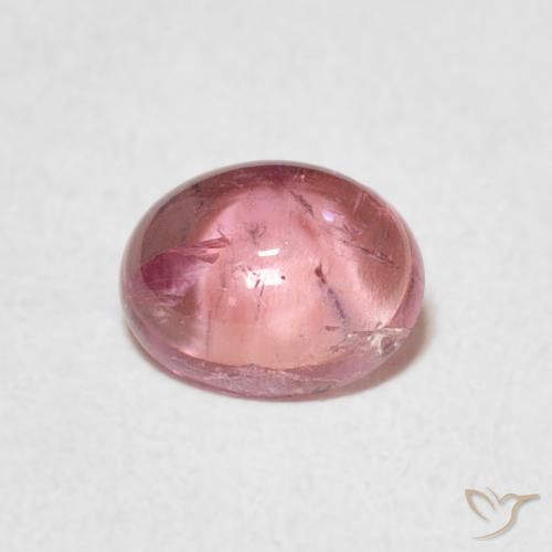 1.08ct 자연스러운 핫 핑크 전기석, 타원형, 투명한