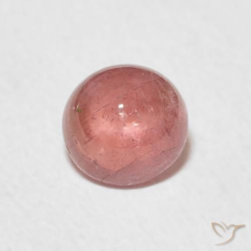 0.72ct 자연스러운 미디엄 핑크 전기석, 둥근, 투명한