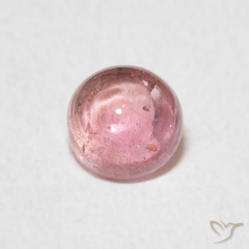 0.56ct 자연스러운 라이트 핑크 전기석, 둥근, 투명한