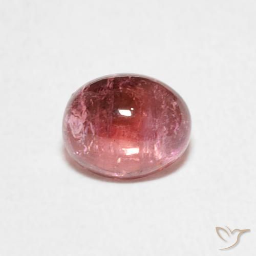 0.73ct 자연스러운 과일 펀치 레드 전기석, 타원형, 투명한