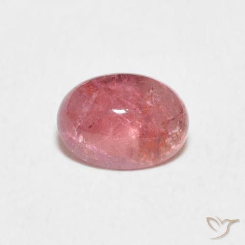 0.73ct 자연스러운 핫 핑크 전기석, 타원형, 투명한