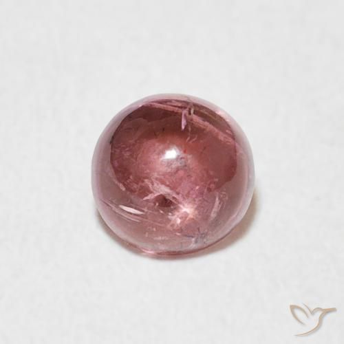 0.55ct 자연스러운 인텐스 핑크 전기석, 둥근, 투명한