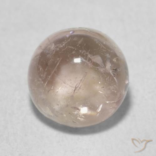 1.18ct 자연스러운 미디엄 핑크 전기석, 둥근, 투명한
