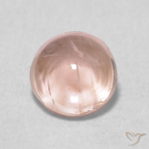 0.70ct 자연스러운 어시 핑크 전기석, 둥근, 투명한