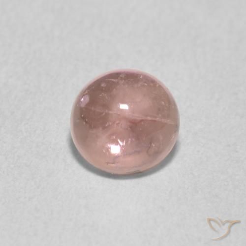 0.85ct 자연스러운 어시 핑크 전기석, 둥근, 투명한