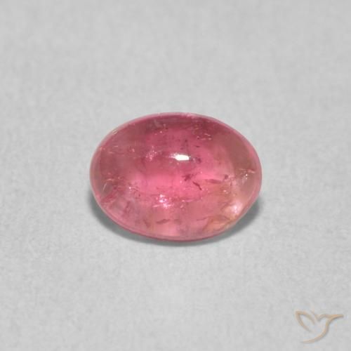 0.67ct 자연스러운 라이트 핑크 전기석, 타원형, 투명한