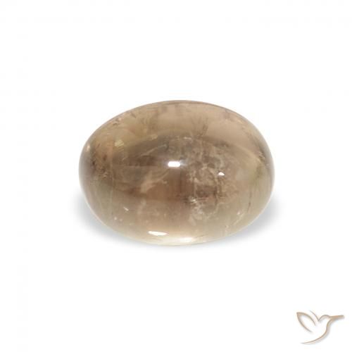 1.64ct 자연스러운 오렌지빛이 도는 갈색 전기석, 타원형, 투명한