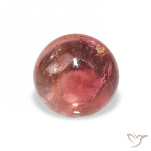 0.92ct 자연스러운 인디언 레드 전기석, 둥근, 투명한