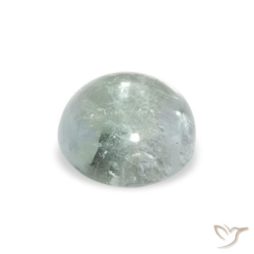 0.95캐럿 천연 Medium Light Green 전기석, 둥근, 투명한