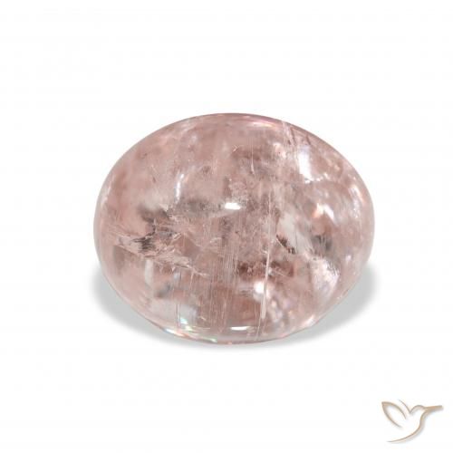 4.25ct 자연스러운 미디엄 핑크 전기석, 타원형, 투명한