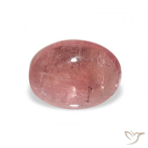 1.34ct 자연스러운 미디엄 핑크 전기석, 타원형, 투명한