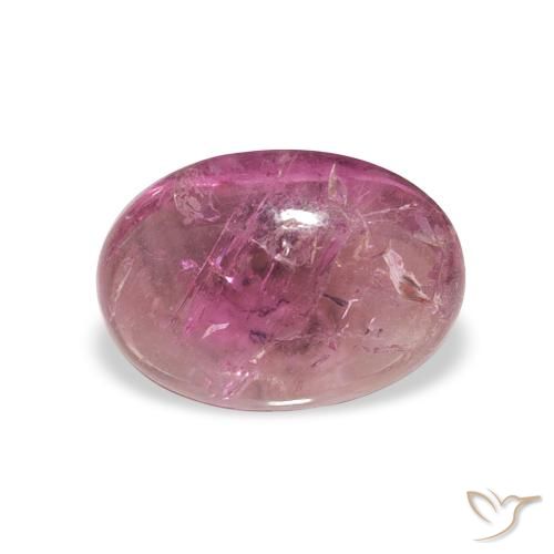 1.05ct 자연스러운 미디엄 핑크 전기석, 타원형, 투명한
