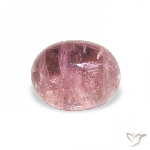 1.35ct 자연스러운 라이트 핑크 전기석, 타원형, 투명한