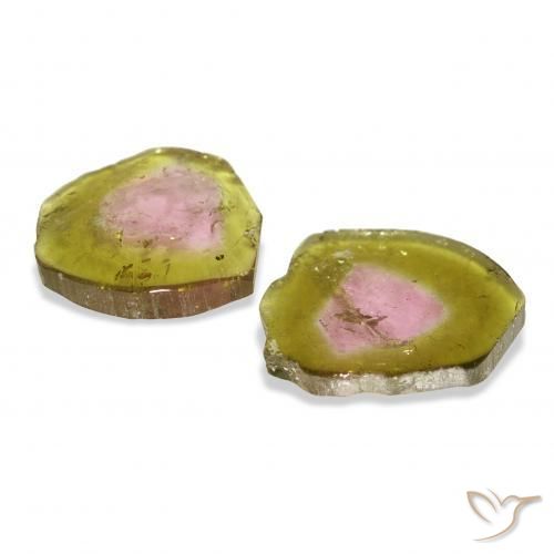 8.90캐럿 천연 수박 전기석 보석, 팬시한, 투명한