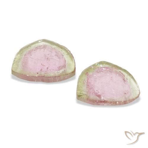 4.95캐럿 천연 수박 전기석 보석, 팬시한, 투명한