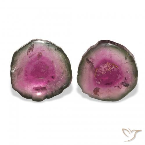 5.56ctw 수박 전기석, 팬시한, 투명한