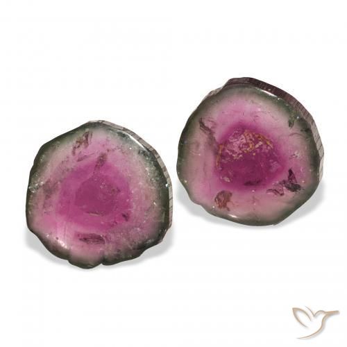 5.56캐럿 천연 수박 전기석 보석, 팬시한, 투명한