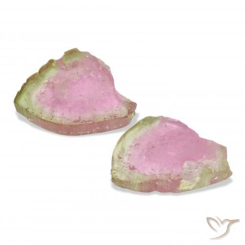 15.90캐럿 천연 수박 전기석 보석, 팬시한, 투명한