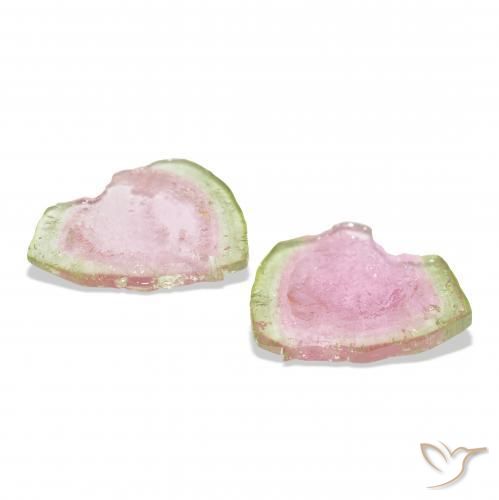 13.27캐럿 천연 바이컬러 전기석 보석, 팬시한, 투명한