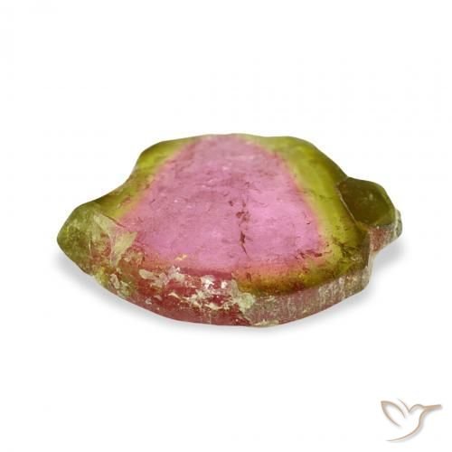 3.83캐럿 천연 수박 전기석, 팬시한, 투명한