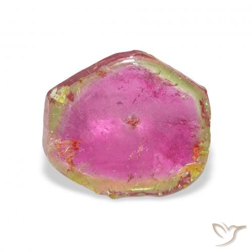 4.88캐럿 천연 수박 전기석, 팬시한, 투명한