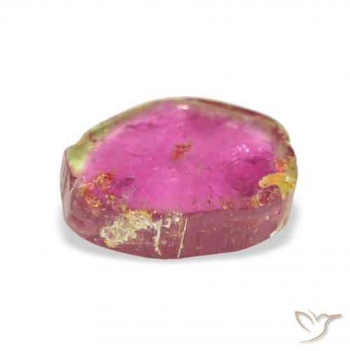 4.88캐럿 천연 수박 전기석, 팬시한, 투명한