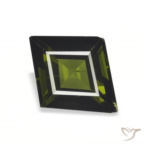 1.53ct 딥그린 전기석, 팬시한, VS
