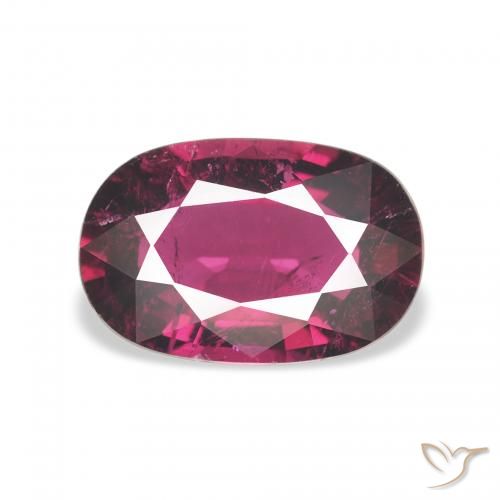 2.04ct Medium Dark-Purple 전기석, 타원형, VS-SI