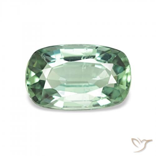 1.42ct 민트 그린 전기석, 에메랄드 컷, VS