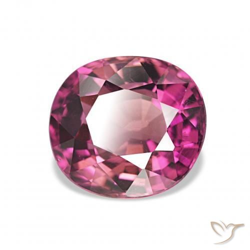 2.60캐럿 천연 Medium Dark-Purple 전기석, 타원형, VVS-VS