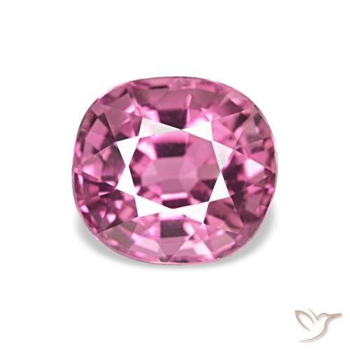 1.01ct 미디엄 퍼플 전기석, 방석, VVS