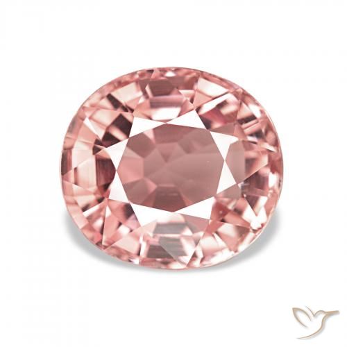 1.84ct 무당벌레 레드 전기석, 타원형, VS