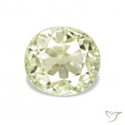 1.99ct 따뜻한 녹색 전기석, 타원형, VS