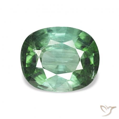 1.53ct 연한 초록색 전기석, 방석, VS