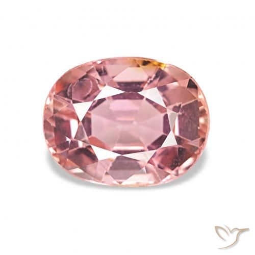 1.45ct 풍선껌 핑크 전기석, 방석, VS