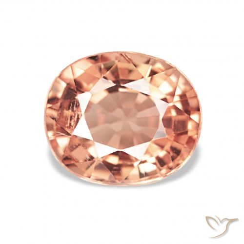 1.82ct 미디엄 오렌지 전기석, 타원형, VS