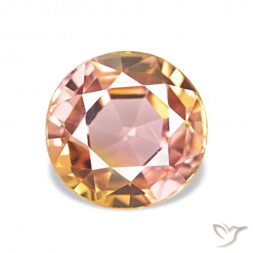 2.03ct 다색 전기석 보석, 둥근, VVS