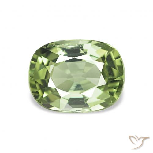 1.31ct 포레스트 그린 전기석, 방석, VS