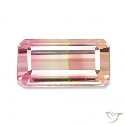 2.30ct 수박 전기석, 에메랄드 컷, VVS