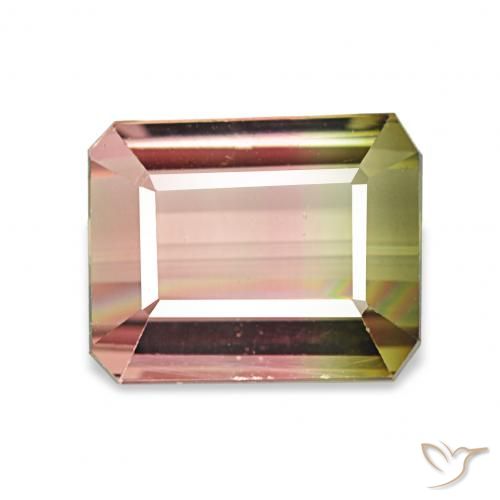2.77ct 수박 전기석, 에메랄드 컷, VVS