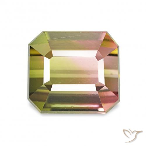 2.20ct 수박 전기석, 에메랄드 컷, VVS